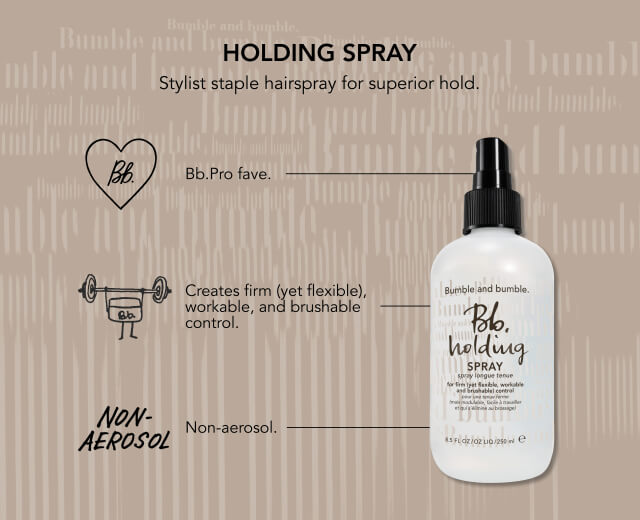 Holding Hairspray 