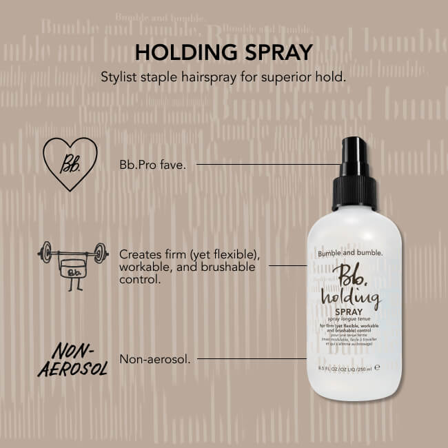 Holding Hairspray 
